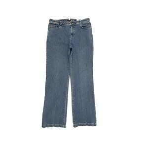 Jones New York‎ Bootcut Women's size 10 Dark Wash Blue Denim Jeans